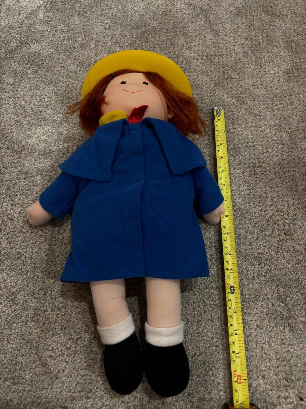 Madeline Talking French Doll School Uniform Hat Bonjour Interactive Plush Vinyl